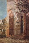 Tom roberts Moorish Doorway,Granada Sweden oil painting reproduction
